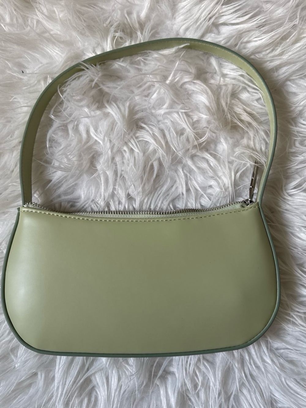 ASOS Sage Green Shoulder Bag - Smooth Leatherette